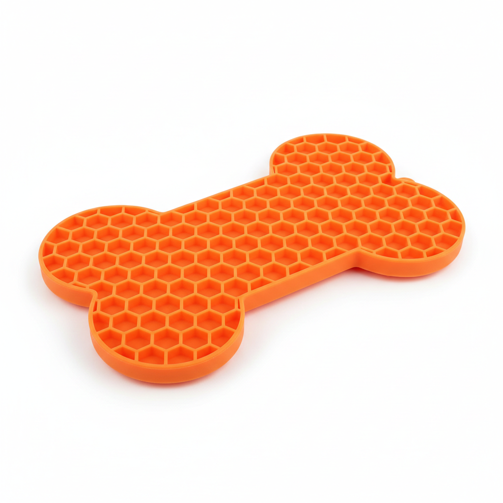 Bone-Shaped Lick Mat For Pets